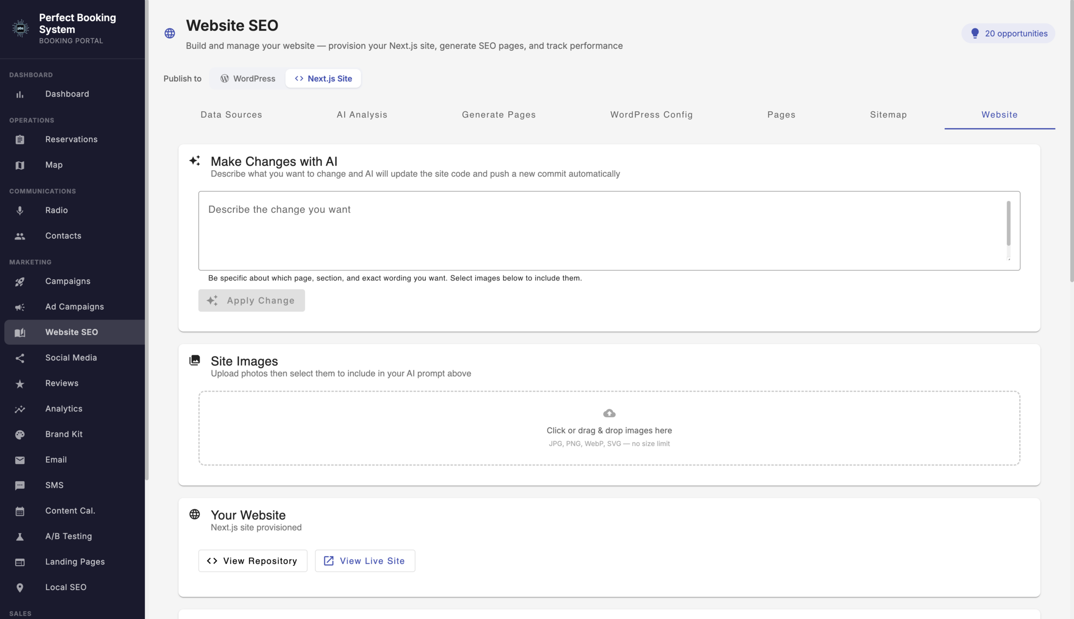 Rank on Google. Automatically.